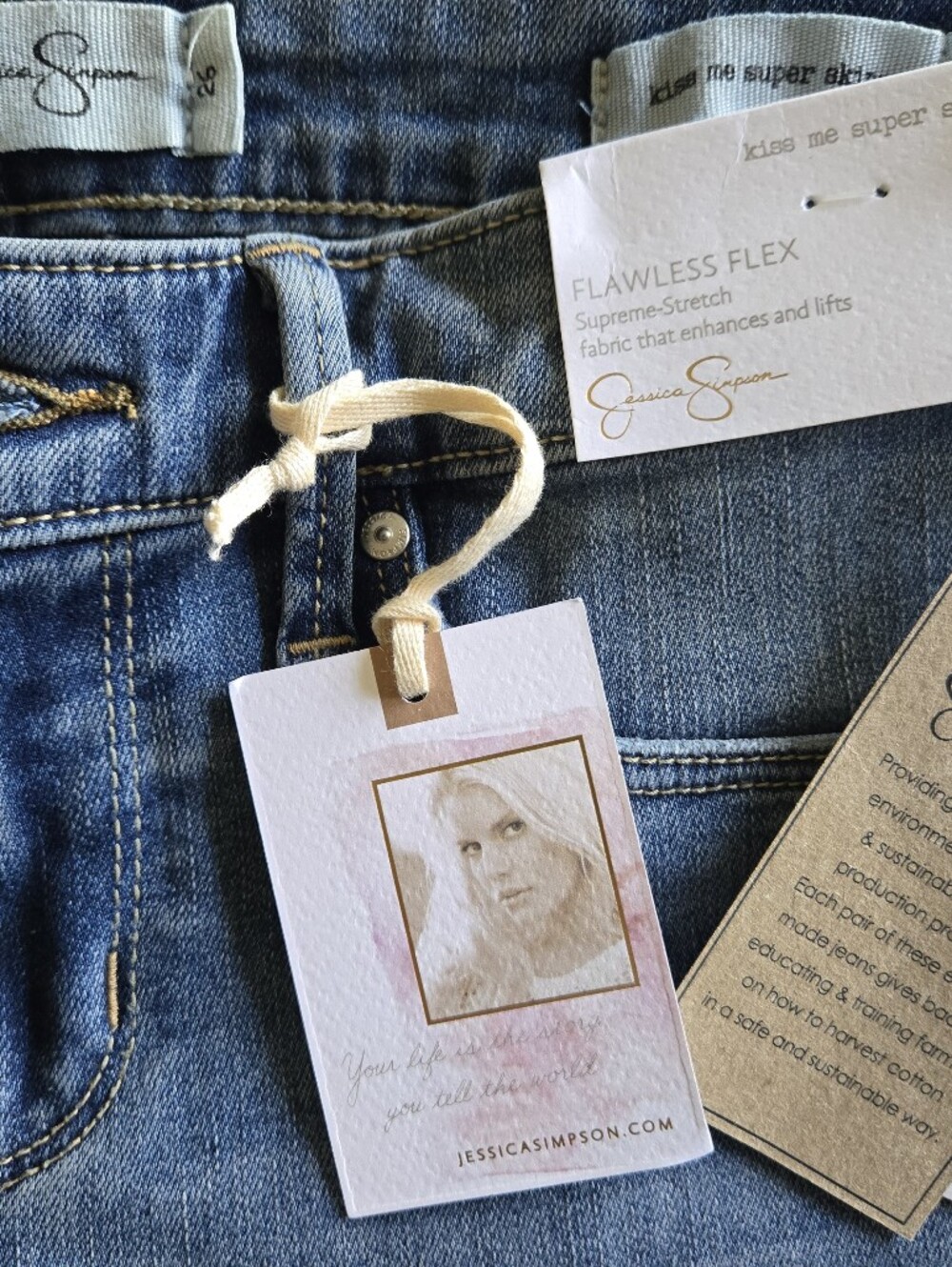 Jessica Simpson Kiss Me Super-Skinny Jeans with Flawless Flex